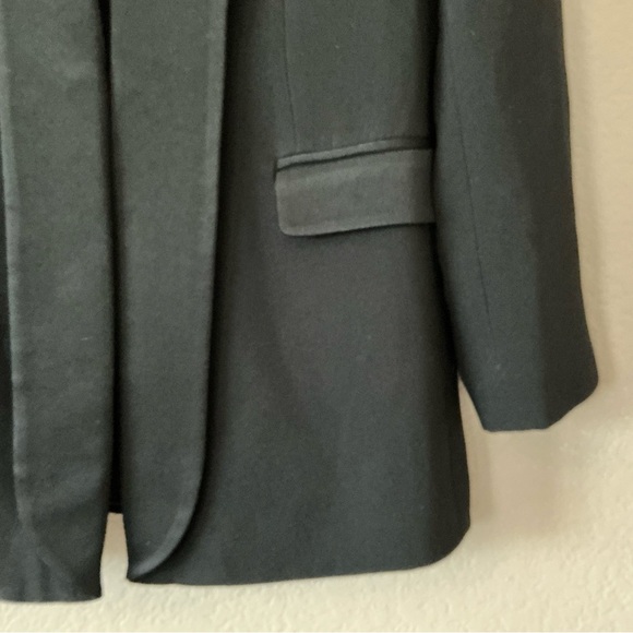 Alice + Olivia Jace Shawl Collar Oversized Fitted Blazer Size XS Black - Picture 5 of 14